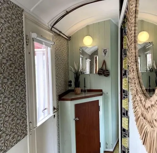 Fjordhytten. Rebuild Train Wagon From 1937.